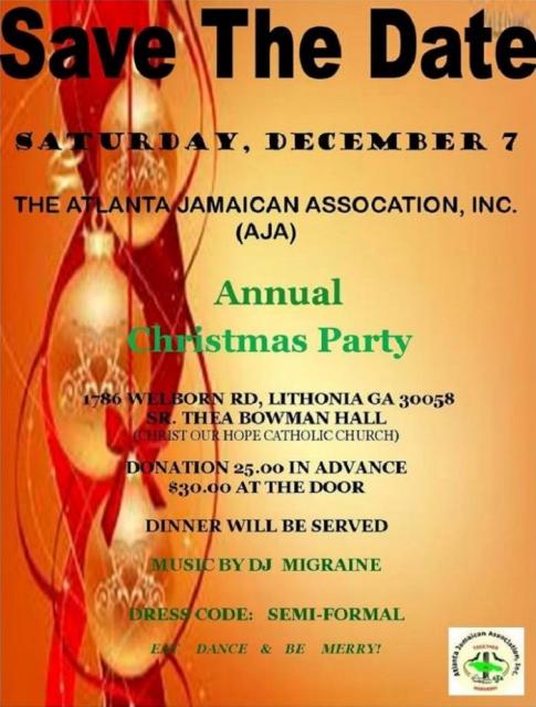 The Atlanta Jamaican Association, Inc., Annual Christmas Celebration